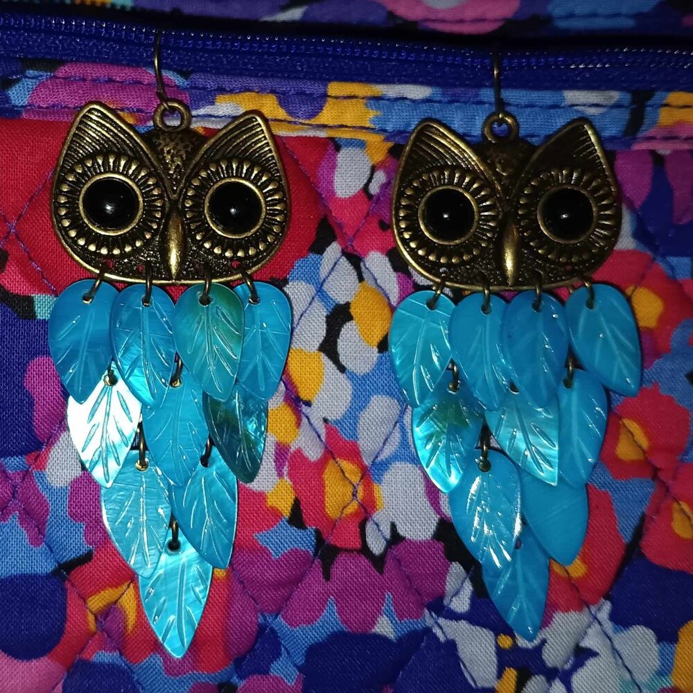 Vintage Owl Earrings